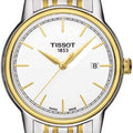 Tissot T Classic Carson Quartz White Dial Two Tone Steel Strap Watch for Men - T085.410.22.011.00