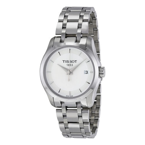 Tissot T Trend Couturier White Dial Watch For Women - T035.210.11.011.00