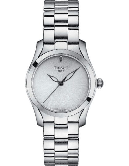 Tissot T Wave Silver Dial Watch For Women - T112.210.11.031.00