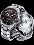 Tissot Chrono XL Quartz Asian Games Edition Black Dial Silver Steel Strap Watch For Men -  T116.617.11.057.02