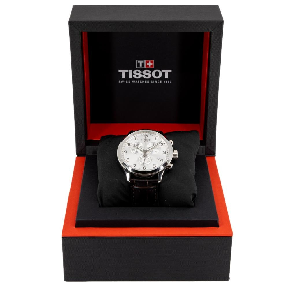 Tissot Chrono XL White Dial Quartz 45mm Watch For Men - T116.617.16.037.00