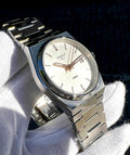 Tissot PRX Quartz Silver Dial Silver Steel Strap Watch For Women - T137.210.11.031.00