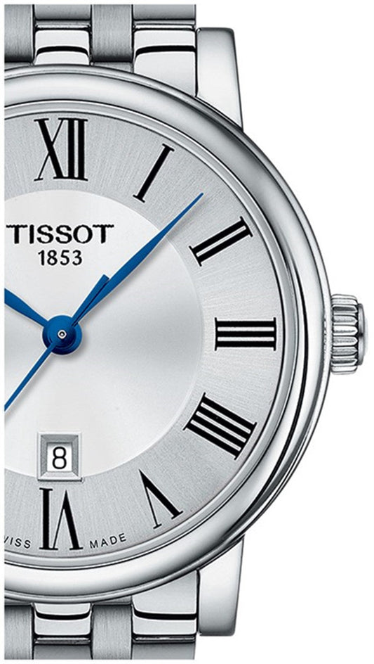 Tissot Carson Premium Lady Quartz Silver Dial Watch For Women - T122.210.11.033.00