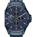 Tommy Hilfiger Shawn Quartz Blue Dial Blue Steel Strap Watch for Men - 1791618