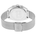 Tommy Hilfiger Mia Silver Dial Silver Mesh Bracelet Watch for Men - 1781628