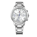 Tommy Hilfiger Claudia Silver Dial Silver Steel Strap Watch for Women - 1781741