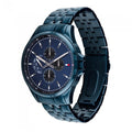 Tommy Hilfiger Shawn Quartz Blue Dial Blue Steel Strap Watch for Men - 1791618