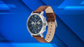 Tommy Hilfiger Evan Chronograph Blue Dial Brown Leather Strap Watch for Men - 1710393