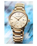 Burberry The Classic Yellow Gold Dial Gold Steel Strap Watch for Men - BU10006