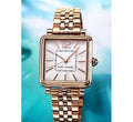 Marc Jacobs Vic White Dial Rose Gold Stainless Steel Strap Watch for Women - MJ3514