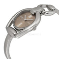 Gucci Horsebit Quartz Brown Dial Silver Steel Strap Watch For Women - YA139501