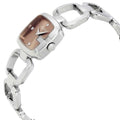 Gucci G-Gucci Quartz Brown Dial Silver Steel Strap Watch For Women - YA125503