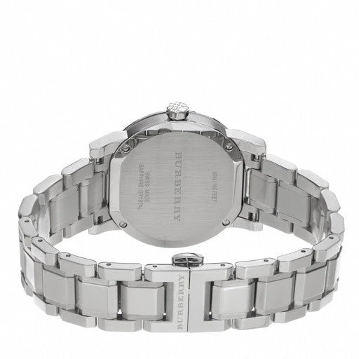 Burberry The City Silver Dial Silver Steel Strap Watch for Women - BU9213