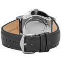 Fossil The Minimalist Three Hand Black Dial Black Leather Strap Watch for Men - FS5398