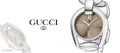 Gucci Horsebit Quartz Brown Dial Silver Steel Strap Watch For Women - YA139501