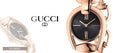 Gucci Horsebit Black Dial Rose Gold Steel Strap Watch For Women - YA139507