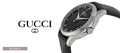 Gucci G Timeless Quartz Black Dial Black Leather Strap Watch for Men - YA126413