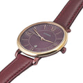 Fossil Jacqueline Purple Dial Purple Leather Strap Watch for Women  - ES4099