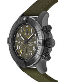 Breitling Avenger Chronograph 45mm Green Dial Green Nylon Strap Watch for Men - V13317101L1X1