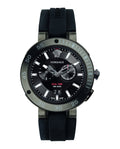 Versace V Extreme Chronograph Black Tone Dial Black Rubber Strap Watch for Men - VCN020017