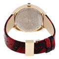 Versace Shadov Quartz Red Dial Red Leather Strap Watch for Women - VEBM00918