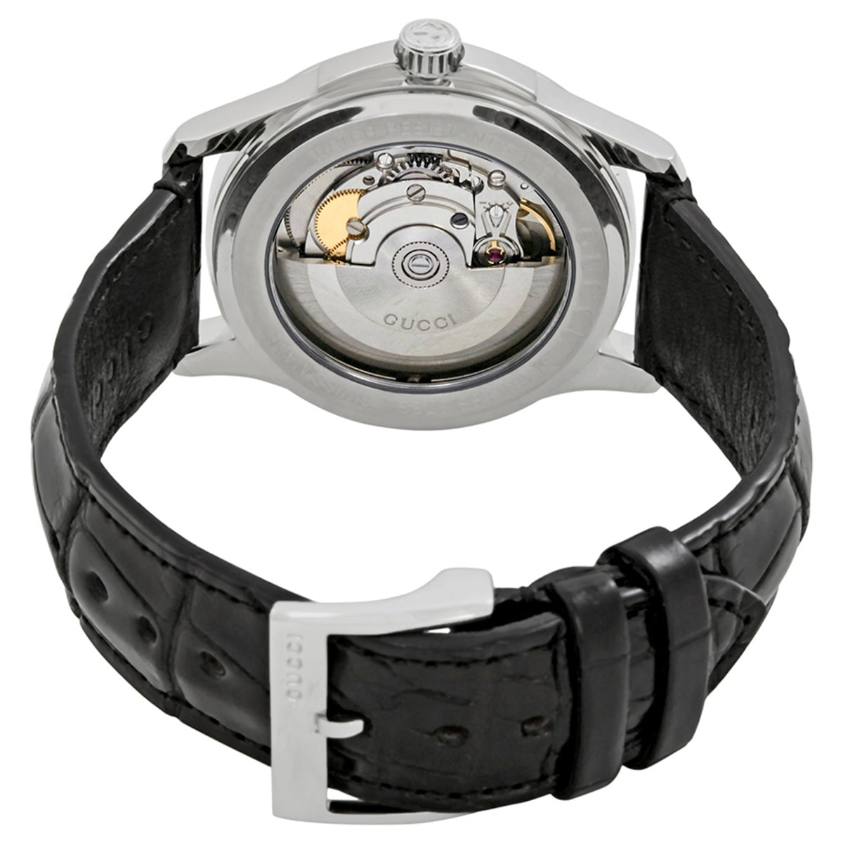 Gucci G Timeless Automatic Black Dial Watch For Women - YA126469