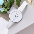 Calvin Klein Chic White Dial White Leather Strap Watch for Women - K7N23TK2