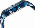 Guess Rigor Multifunction Black Dial Blue Steel Strap Watch for Men - W0218G4