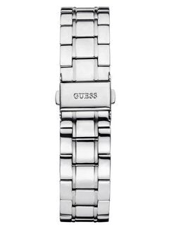 Guess Mini Sunrise Silver Dial Silver Steel Strap Watch For Women - W0448L1