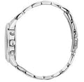 Guess Mini Sunrise Silver Dial Silver Steel Strap Watch For Women - W0448L1