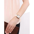 Guess Catalina White & Rose Gold Dial White Silicon Strap Watch For Women - W0562L1