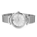 Guess Soho Silver DIal Stainless Steel Mesh Bracelet Watch For Women - W0638L1