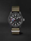 IWC Pilot’s Watch Mark XVIII Top Gun Edition “SFTI” Black Dial Green Nylon Strap Watch for Men - IW324712