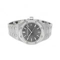 Audemars Piguet Royal Oak 50th Anniversary Diamonds Grey Dial Silver Steel Strap Watch for Men - 15551ST.ZZ.1356ST.03