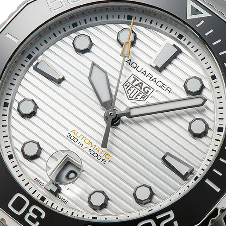 Tag Heuer Aquaracer Professional 300 Automatic Silver Dial Silver Steel Strap Watch for Men - WBP201C.BA0632