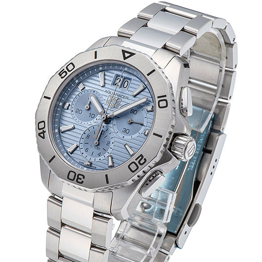 Tag Heuer Aquaracer Professional 200 Date Blue Dial Silver Steel Strap Watch for Men - CBP1112.BA0627