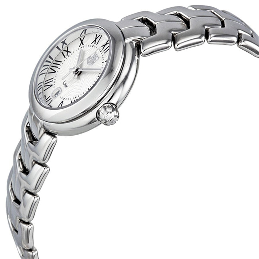 Tag Heuer Link Roman Numeral Silver Dial Silver Steel Strap Watch for Women - WAT1416.BA0954