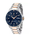 Maserati SFIDA Quartz Blue Dial Stainless Steel 44mm Watch For Men - R8853140003