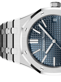 Audemars Piguet Royal Oak 50th Anniversary Automatic Blue Dial Silver Steel Strap Watch for Men - 15510ST.OO.1320ST.01