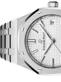 Audemars Piguet Royal Oak Automatic White Dial Silver Steel Strap Watch for Women - 77350ST.OO.1261ST.01