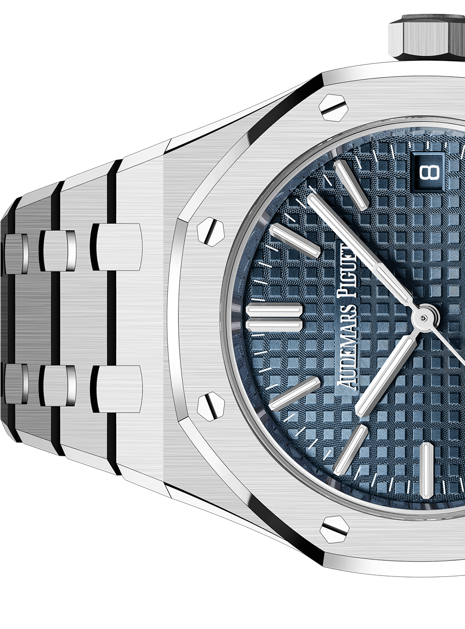 Audemars Piguet Royal Oak Automatic Blue Dial Silver Steel Strap Watch for Men - 15550ST.OO.1356ST.02