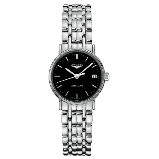 Longines Presence 25.5mm Automatic Stainless Steel Watch for Women - L4.321.4.52.6