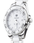 Tag Heuer Aquaracer 35mm Quartz Diamond White Dial Two Tone Steel Strap Watch for Women - WAY131D.BA0914