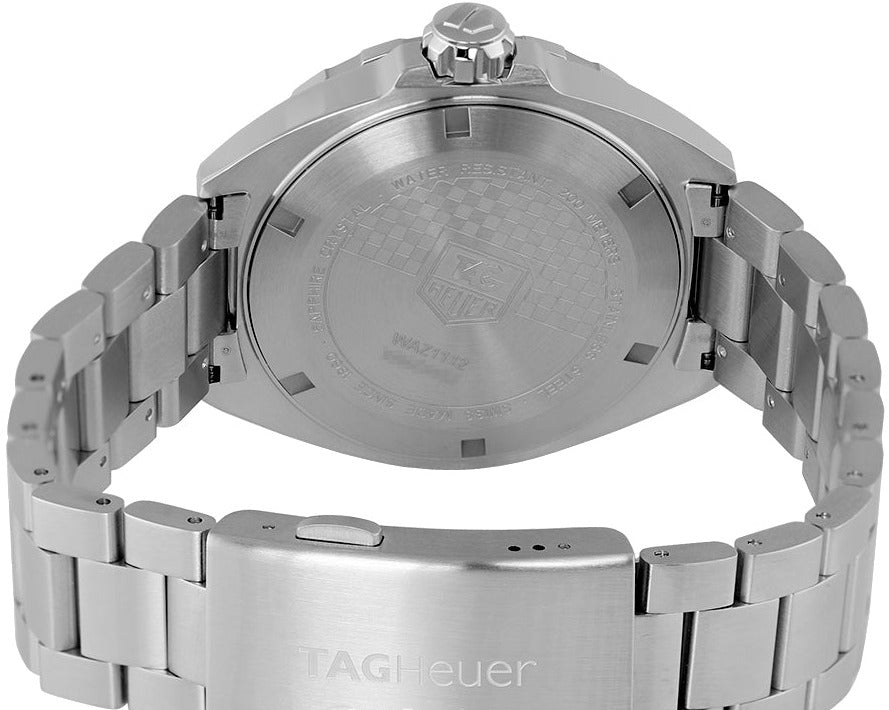 Tag Heuer Formula 1 Stainless Steel 41mm Black Dial Silver Steel Strap Watch for Men - WAZ1112.BA0875