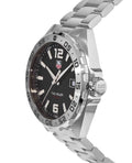 Tag Heuer Formula 1 Stainless Steel 41mm Black Dial Silver Steel Strap Watch for Men - WAZ1112.BA0875