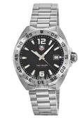 Tag Heuer Formula 1 Stainless Steel 41mm Black Dial Silver Steel Strap Watch for Men - WAZ1112.BA0875