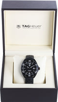 Tag Heuer Formula 1 Automatic 41mm Black Dial Black Rubber Strap Watch for Men - WAZ2115.FT8023