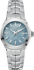 Tag Heuer Link Quartz Mother of Pearl Dial Silver Steel Strap Watch for Women - WBC1311.BA0600