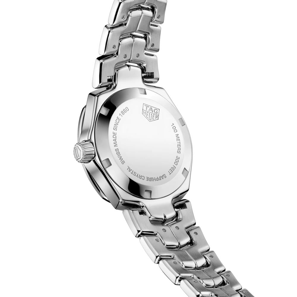 Tag Heuer Link Quartz Diamonds Mother of Pearl Dial Silver Steel Strap Watch for Women - WBC1316.BA0600