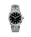 Tag Heuer Link Quartz Black Dial Silver Steel Strap Watch for Women - WBC2110.BA0603